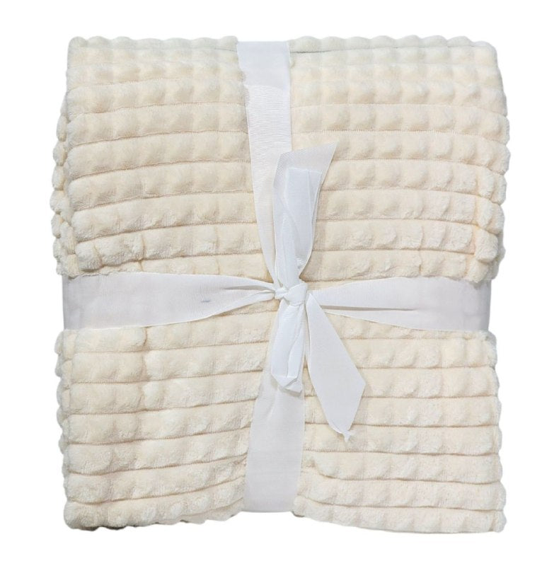COBIJA FRAZADA CORAL CON TACTO ATERCIOPELADO COZY LIVING 127X152CM