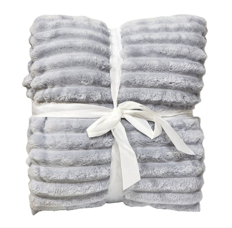 COBIJA FRAZADA CORAL CON TACTO ATERCIOPELADO COZY LIVING 180X200CM