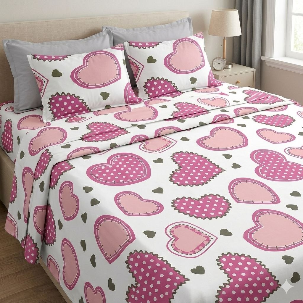 JUEGO DE SABANAS TAMAÑO MATRIMONIAL 6PCS BARBARA HOMES