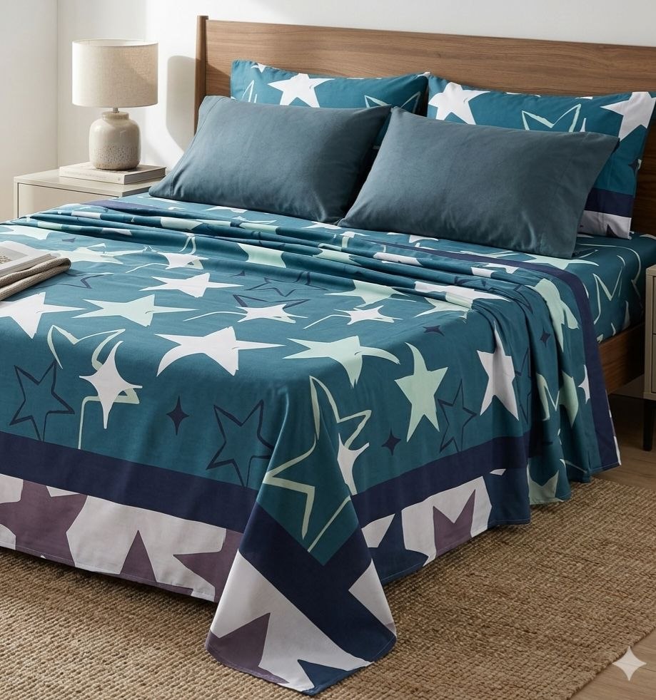 JUEGO DE SABANAS TAMAÑO KING 6PCS BARBARA HOMES