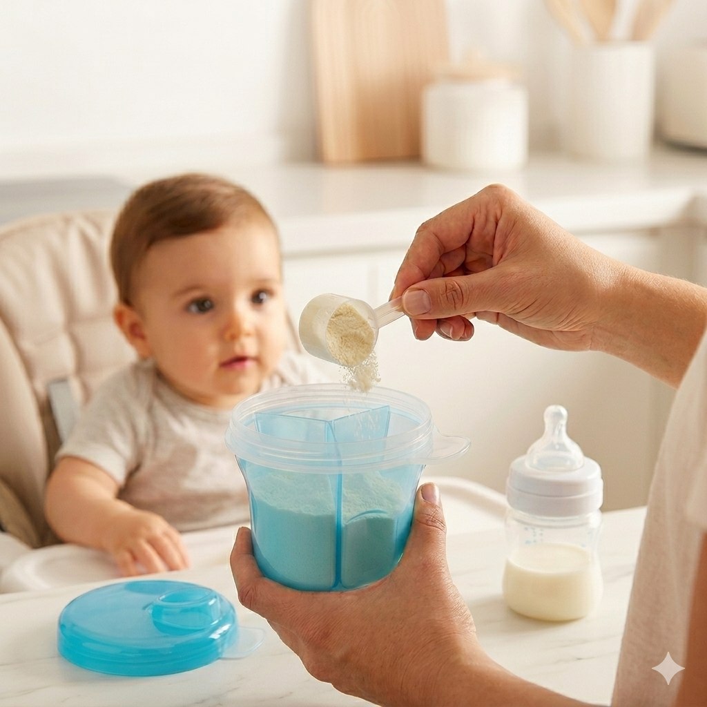 ENVASE PORTATIL PARA FORMULA PARA BEBES GENIAL 270ML