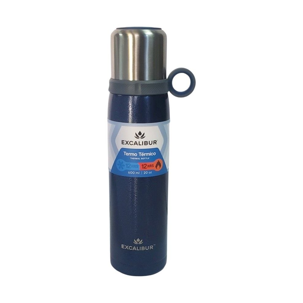 TERMO DE ACERO INOXIDABLE DE DOBLE AISLAMIENTO EXCALIBUR 600ML
