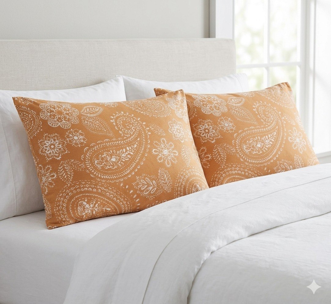 JUEGO DE FUNDAS PARA ALMOHADA TAMAÑO ESTANDAR 2PCS SCARLET CLASSICS 51X76CM