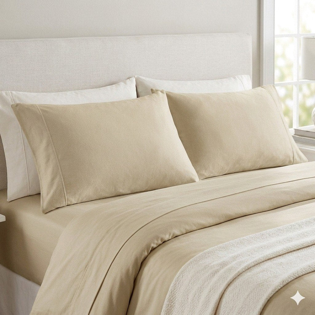 JUEGO DE FUNDAS PARA ALMOHADA DE BAMBOO TAMAÑO ESTANDAR 2PCS SCARLETT CLASSICS 51X76CM