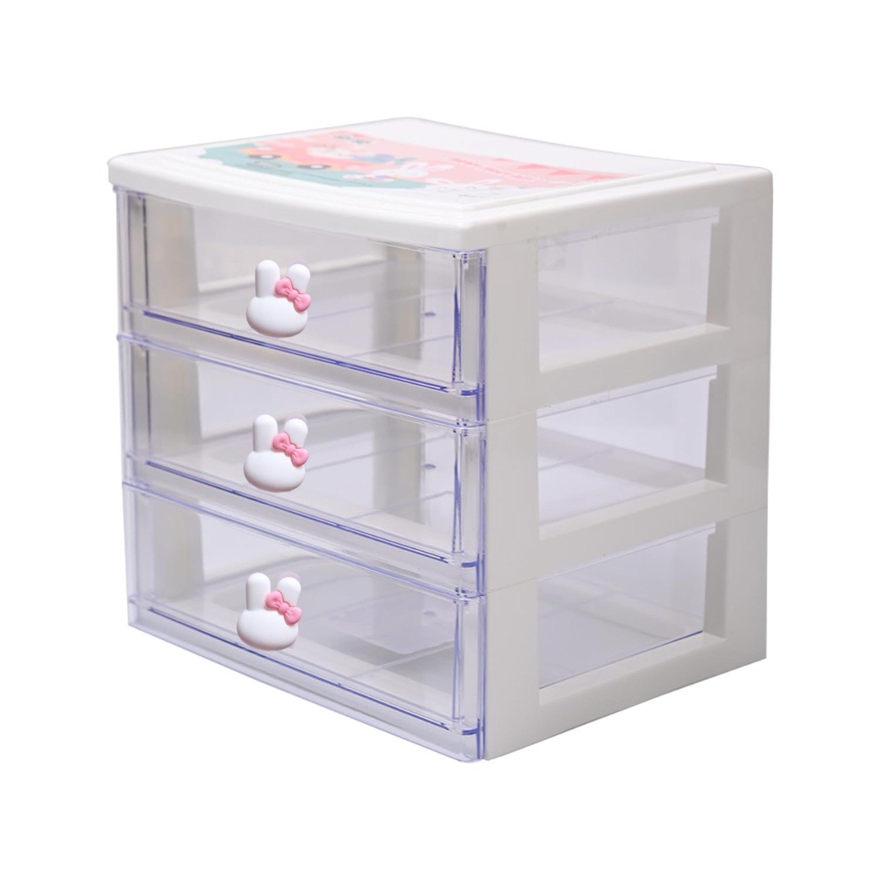 ORGANIZADOR DE CAJONES TRANSPARENTE DE 3 NIVELES LOTUS 260ML