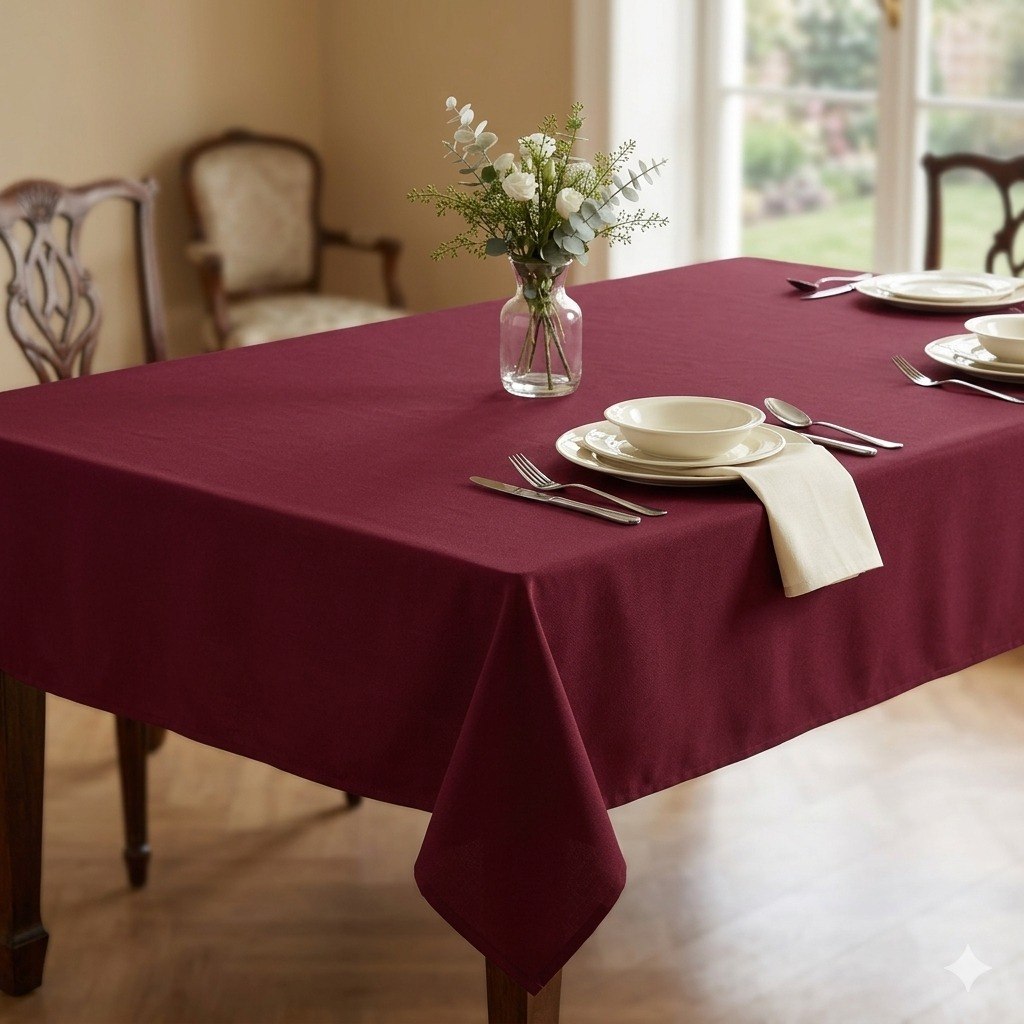 MANTEL DE TEJIDO OXFORD ELEGANTE SCARLETT CLASSICS 152X264CM