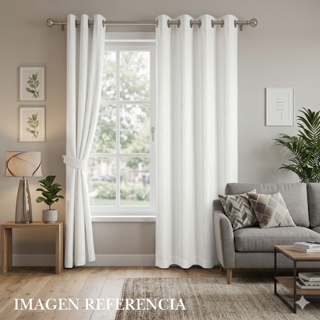 CORTINA PARA VENTANA JACQUARD SCARLETT CLASSICS 132X229CM