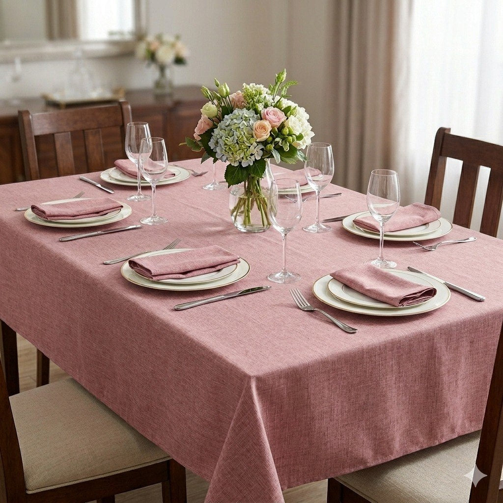 JUEGO DE MANTEL Y SERVILLETERAS DE LUJO 5PCS SCARLETT CLASSICS 45X72CM