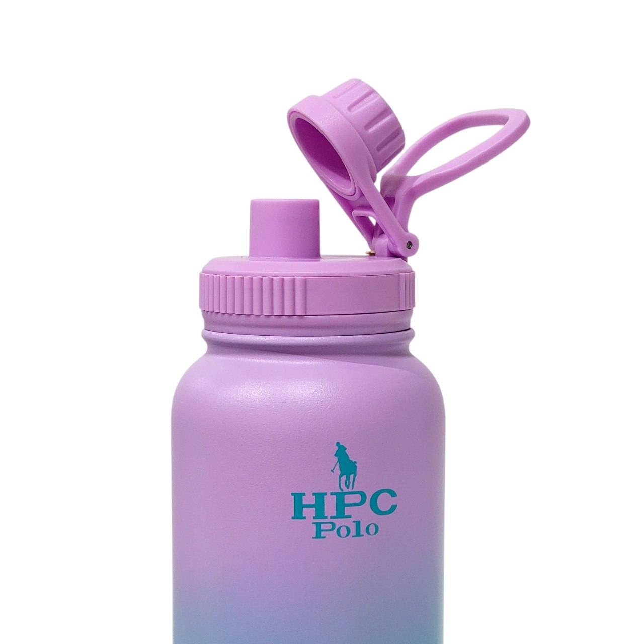 BOTELLA DEPORTIVA TERMICA DE ACERO INOXIDABLE HPC POLO 950ML