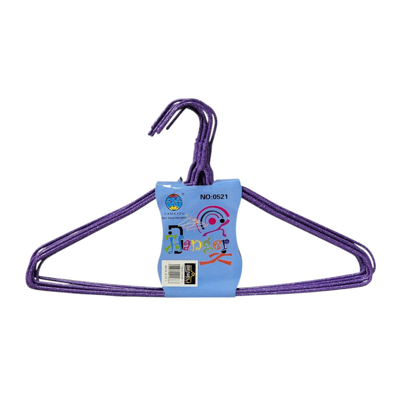 SET DE GANCHOS PARA ROPA PLATICOS 10PCS WONDER YAMEIOU 39X21CM