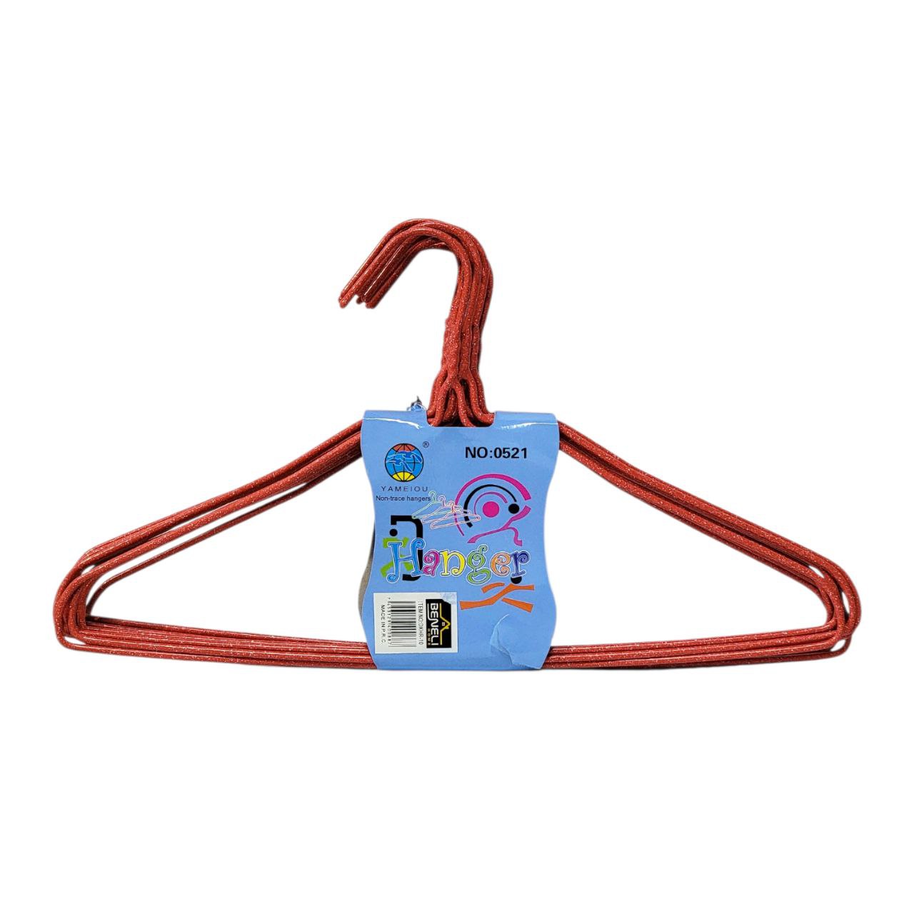 SET DE GANCHOS PARA ROPA PLATICOS 10PCS WONDER YAMEIOU 39X21CM