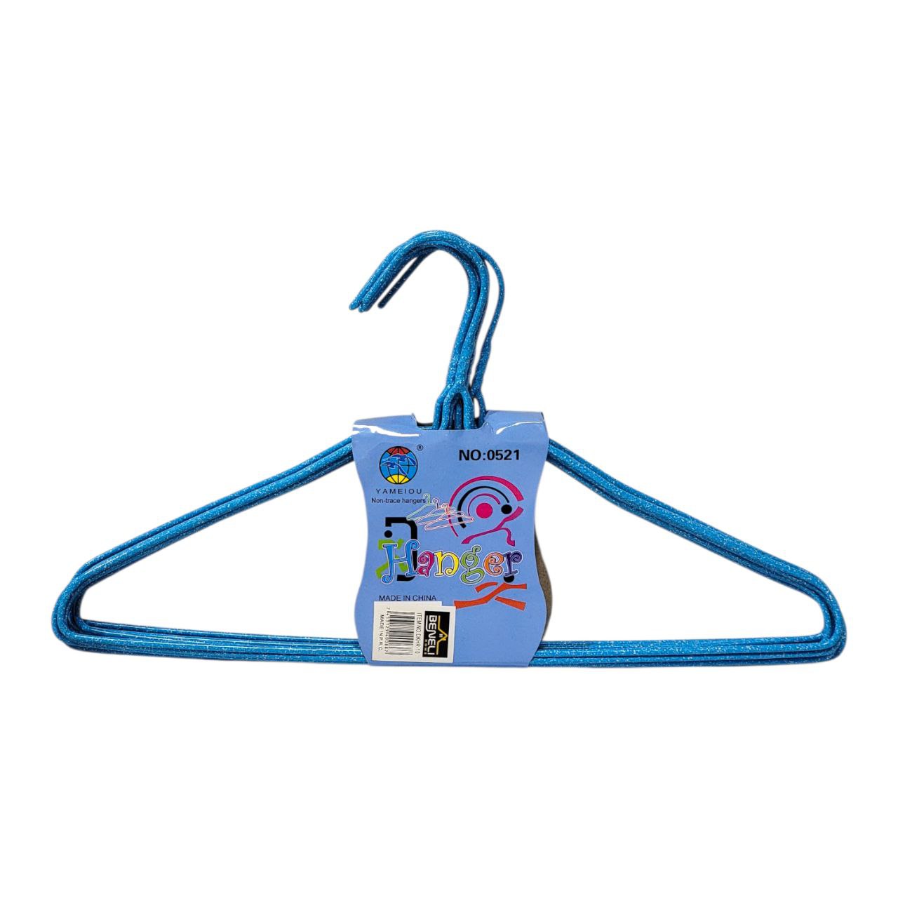 SET DE GANCHOS PARA ROPA PLATICOS 10PCS WONDER YAMEIOU 39X21CM