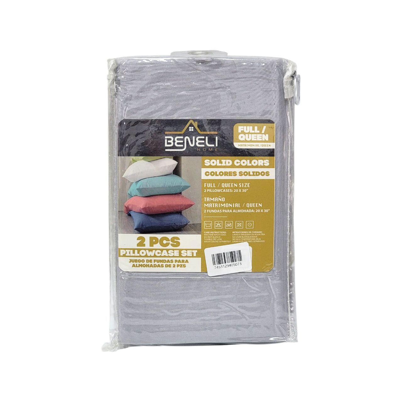 FUNDAS PARA ALMOHADAS 2PCS BENELI HOME 50X76CM