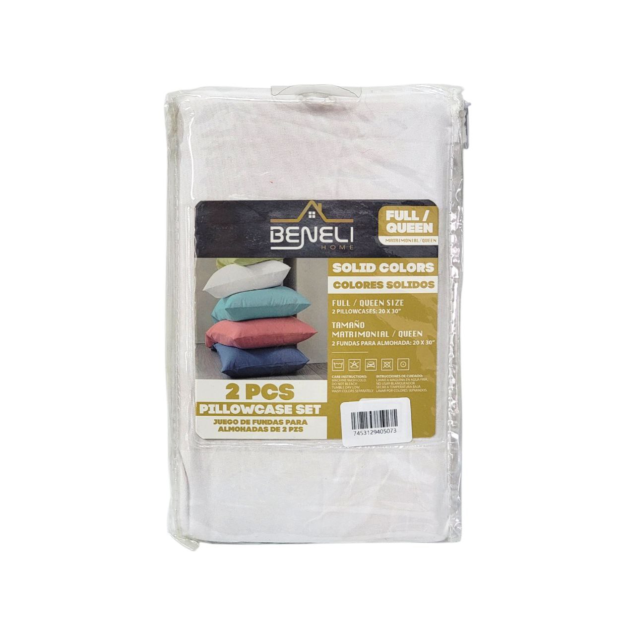 FUNDAS PARA ALMOHADAS 2PCS BENELI HOME 50X76CM