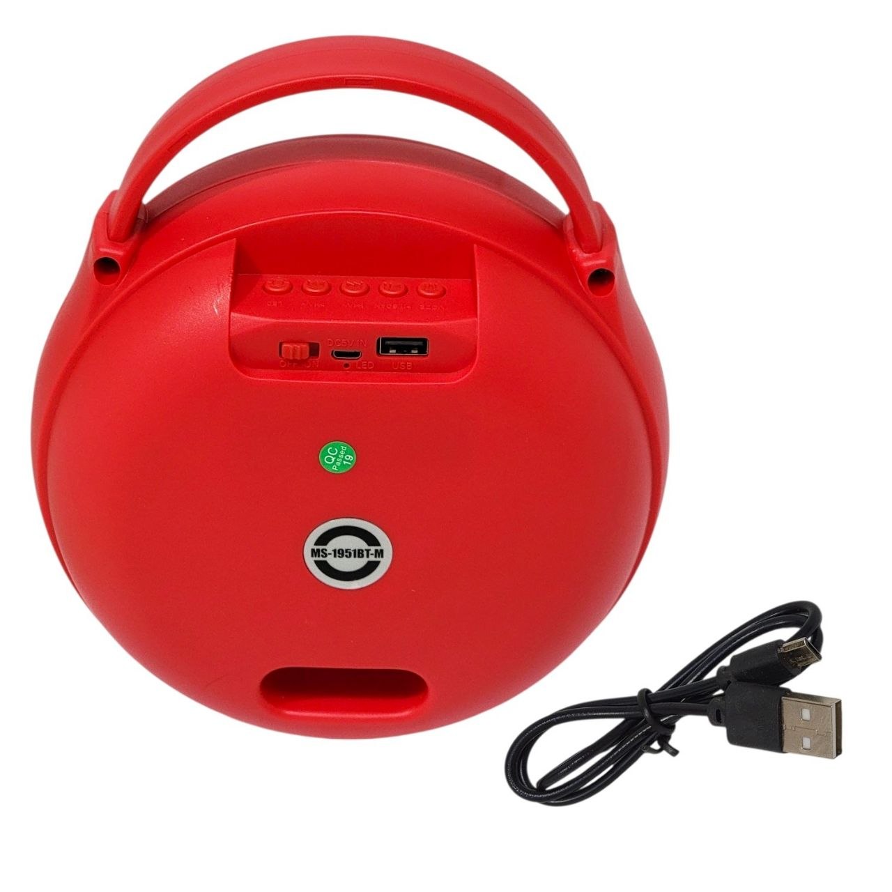 PARLANTE ALTAVOZ INALAMBRICO CON MICROFONO PORTATIL MODELO MS-1951BT-M