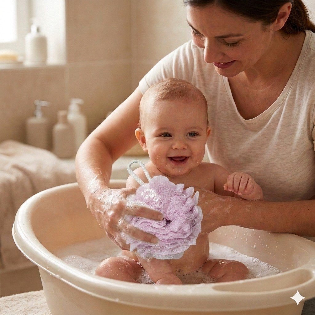 ESPONJA DE MALLA PARA BAÑO EXFOLIANTE BENELI HOME
