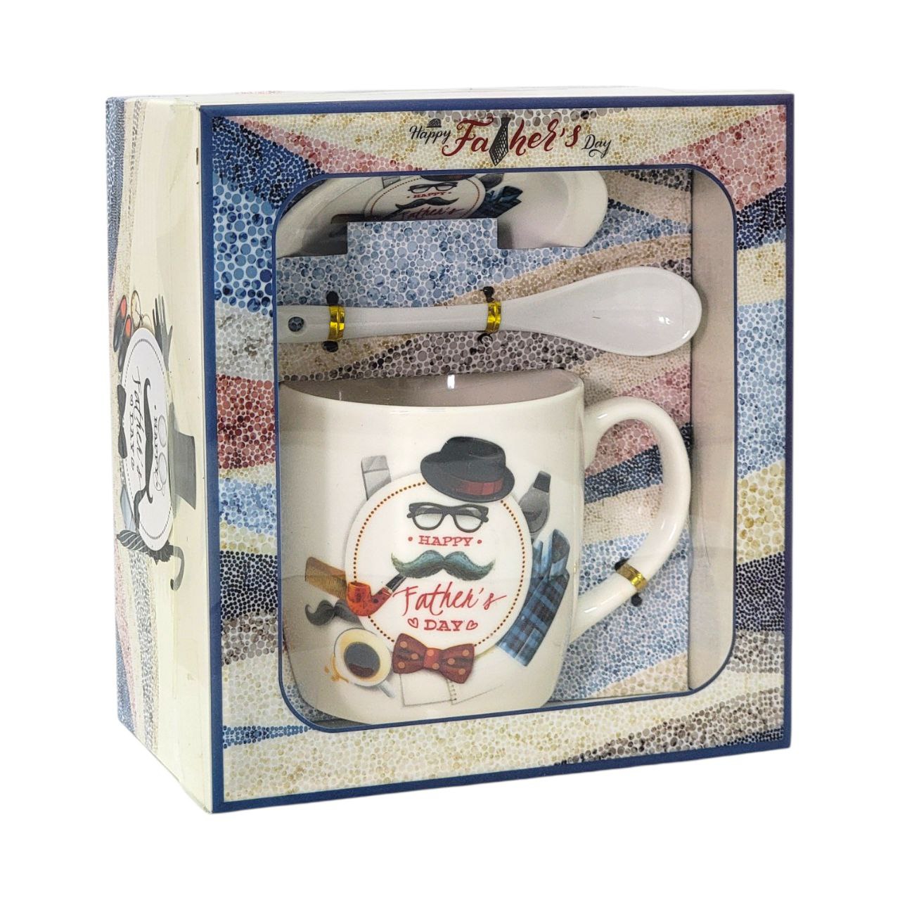 SET DE TAZA DE REGALO PARA PAPÁ DE CERAMICA 3PCS BENELI HOME