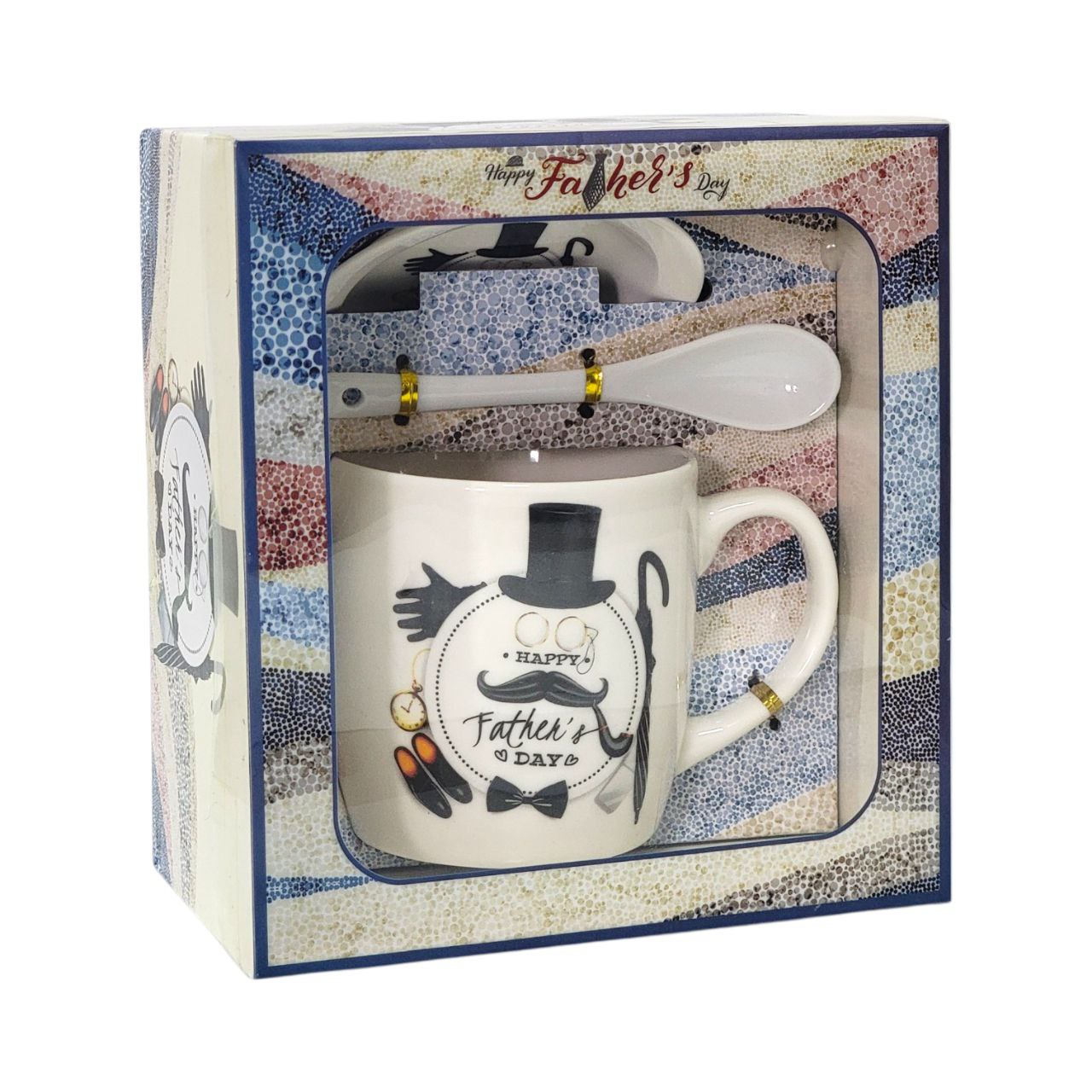 SET DE TAZA DE REGALO PARA PAPÁ DE CERAMICA 3PCS BENELI HOME