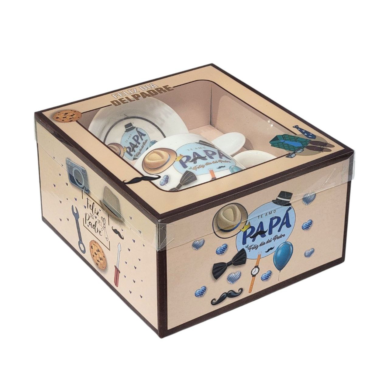 SET DE TAZA DE REGALO PARA PAPÁ 3PCS BENELI HOME
