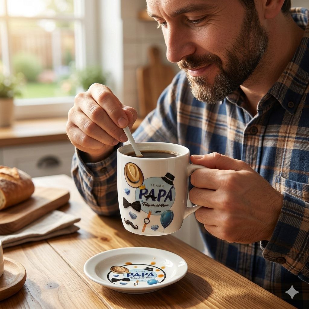 SET DE TAZA DE REGALO PARA PAPÁ 3PCS BENELI HOME