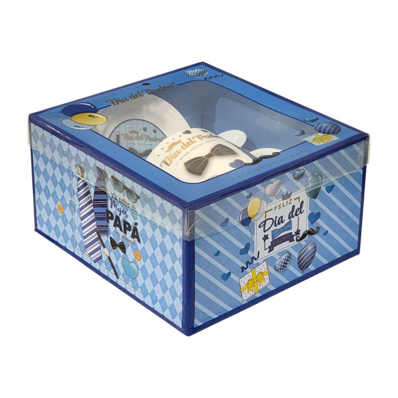 SET DE TAZA DE REGALO PARA PAPÁ DE CERAMICA 3PCS BENELI HOME