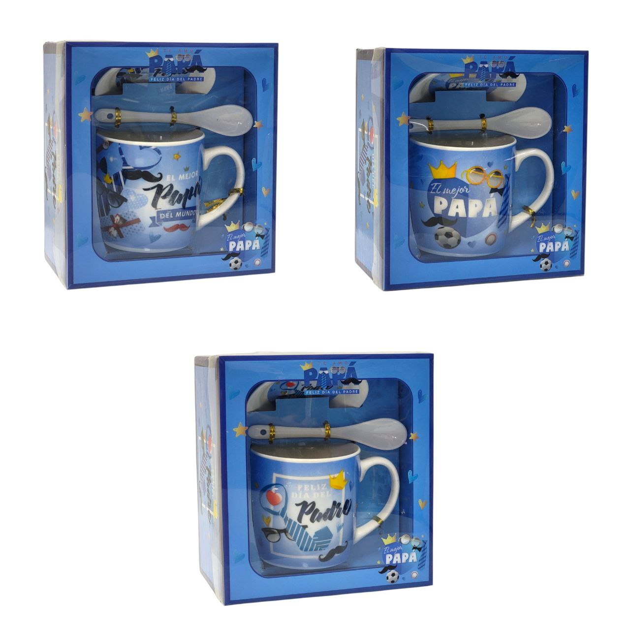 SET DE TAZA DE REGALO PARA PAPÁ 3PCS BENELI HOME
