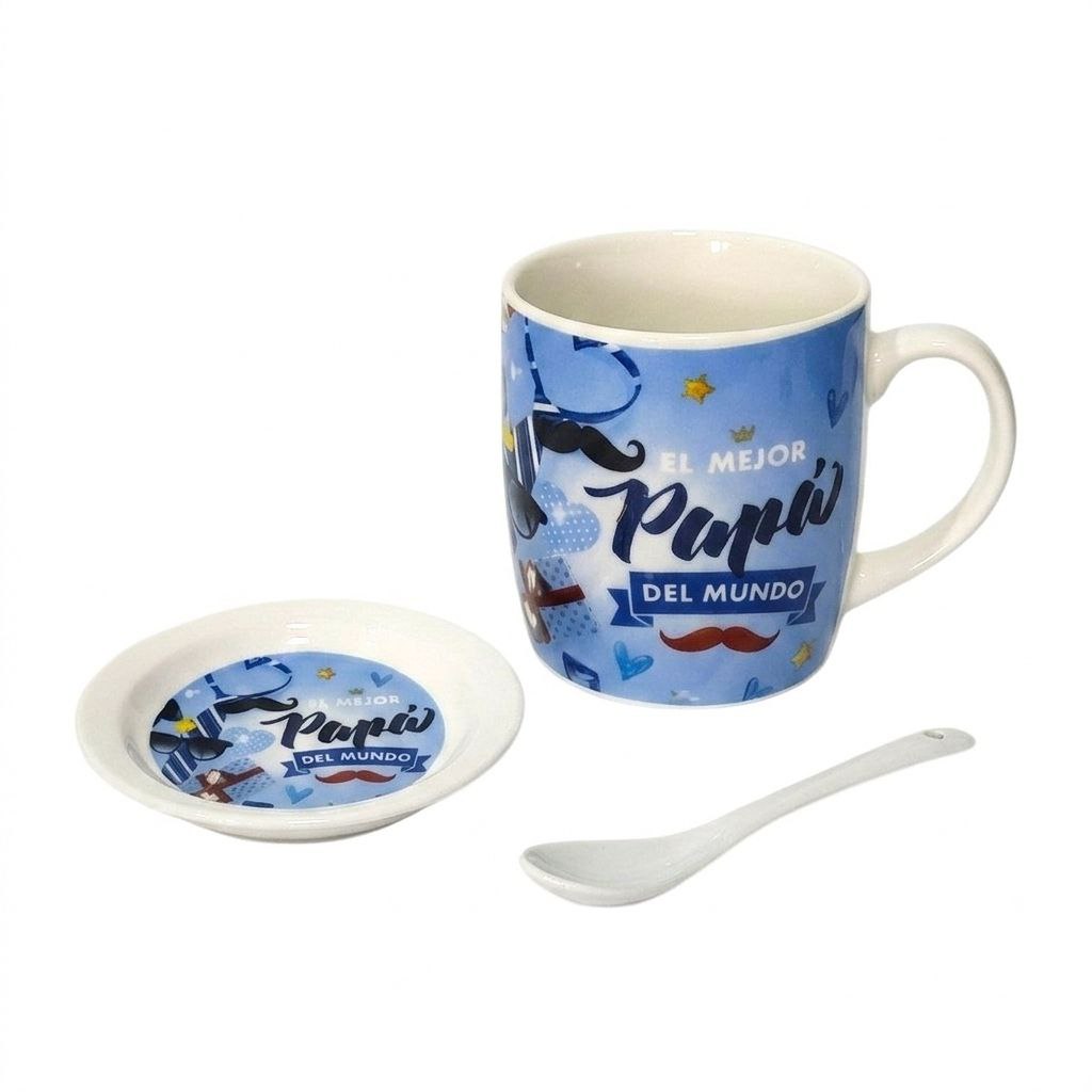 SET DE TAZA DE REGALO PARA PAPÁ 3PCS BENELI HOME