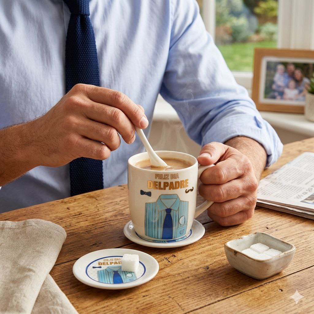 TAZA DE REGALO PARA PAPÁ DE CERAMICA 3PCS BENELI HOME