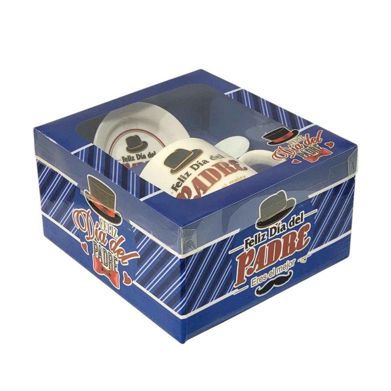 SET DE TAZA DE REGALO PARA PAPÁ DE CERAMICA 3PCS BENELI HOME