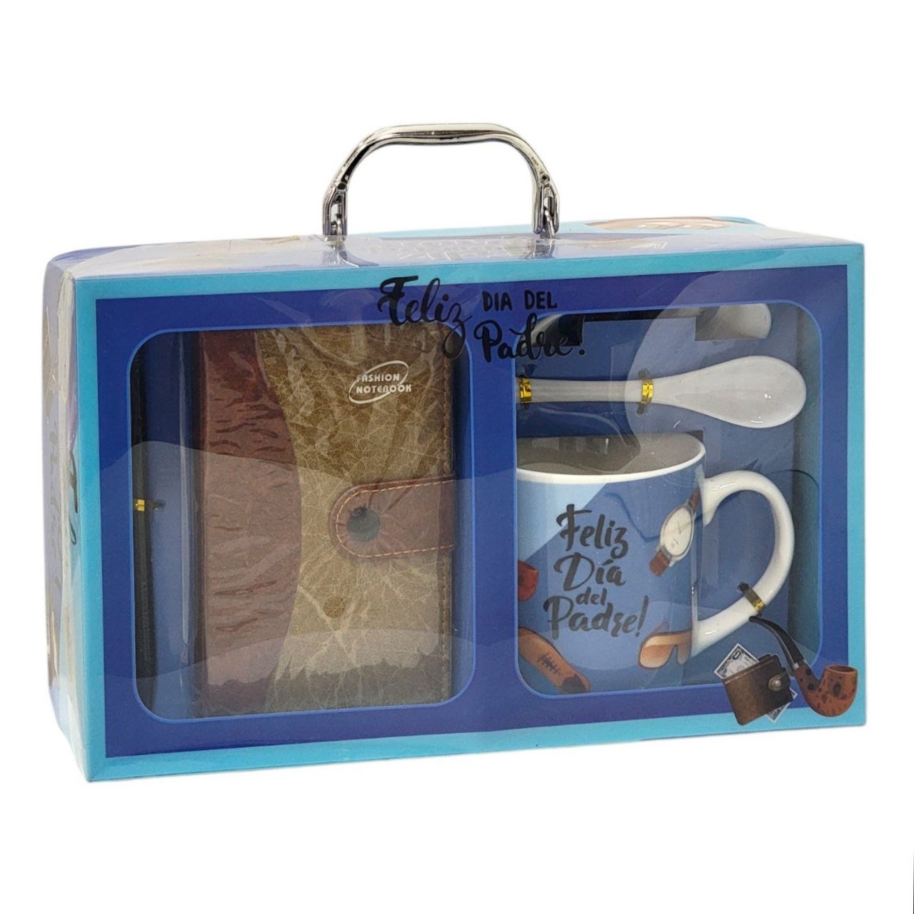 SET DE TAZA DE REGALO Y AGENDA PARA PAPÁ 5PCS BENELI HOME