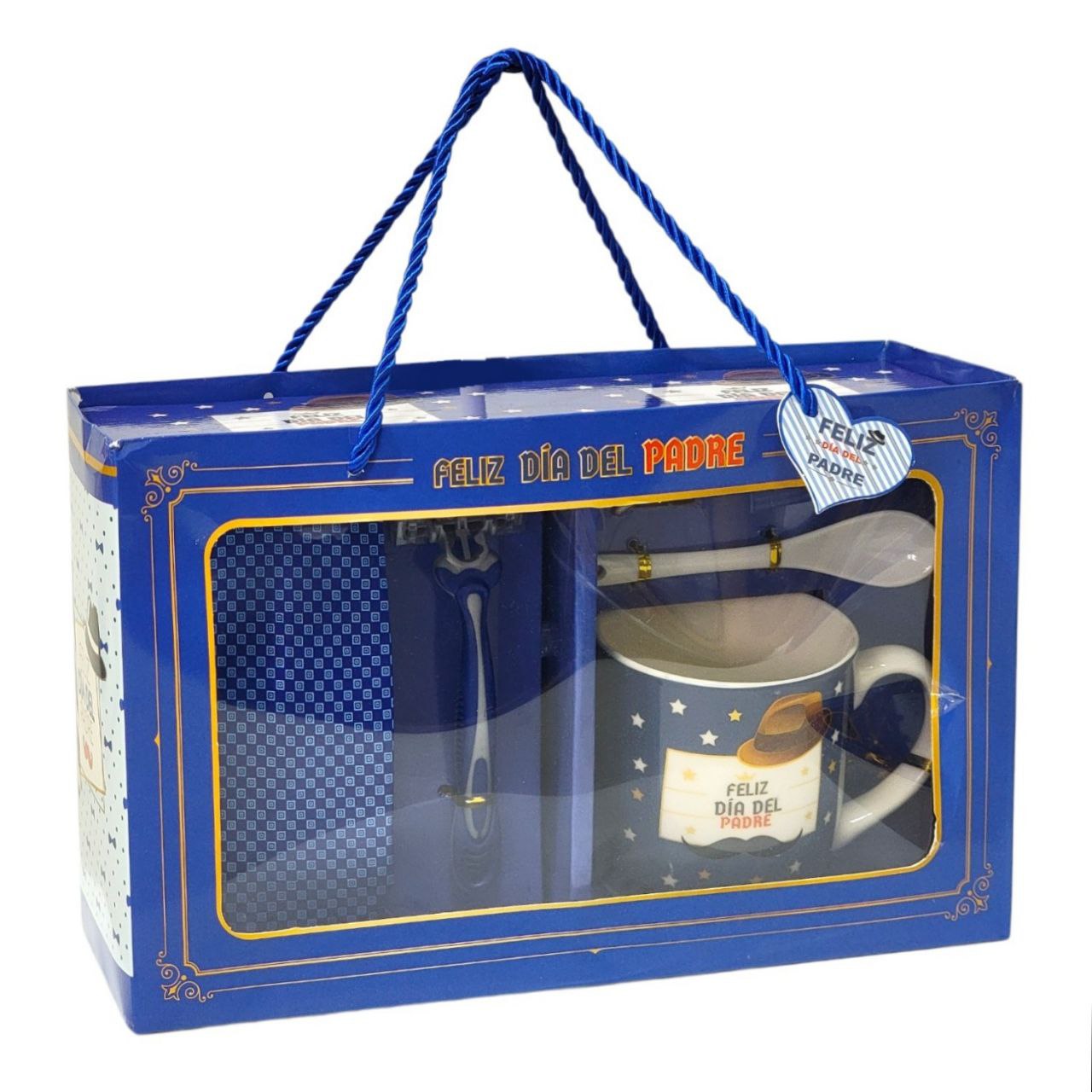 SET DE TAZA DE REGALO Y CORBATA PARA PAPÁ 5PCS BENELI HOME