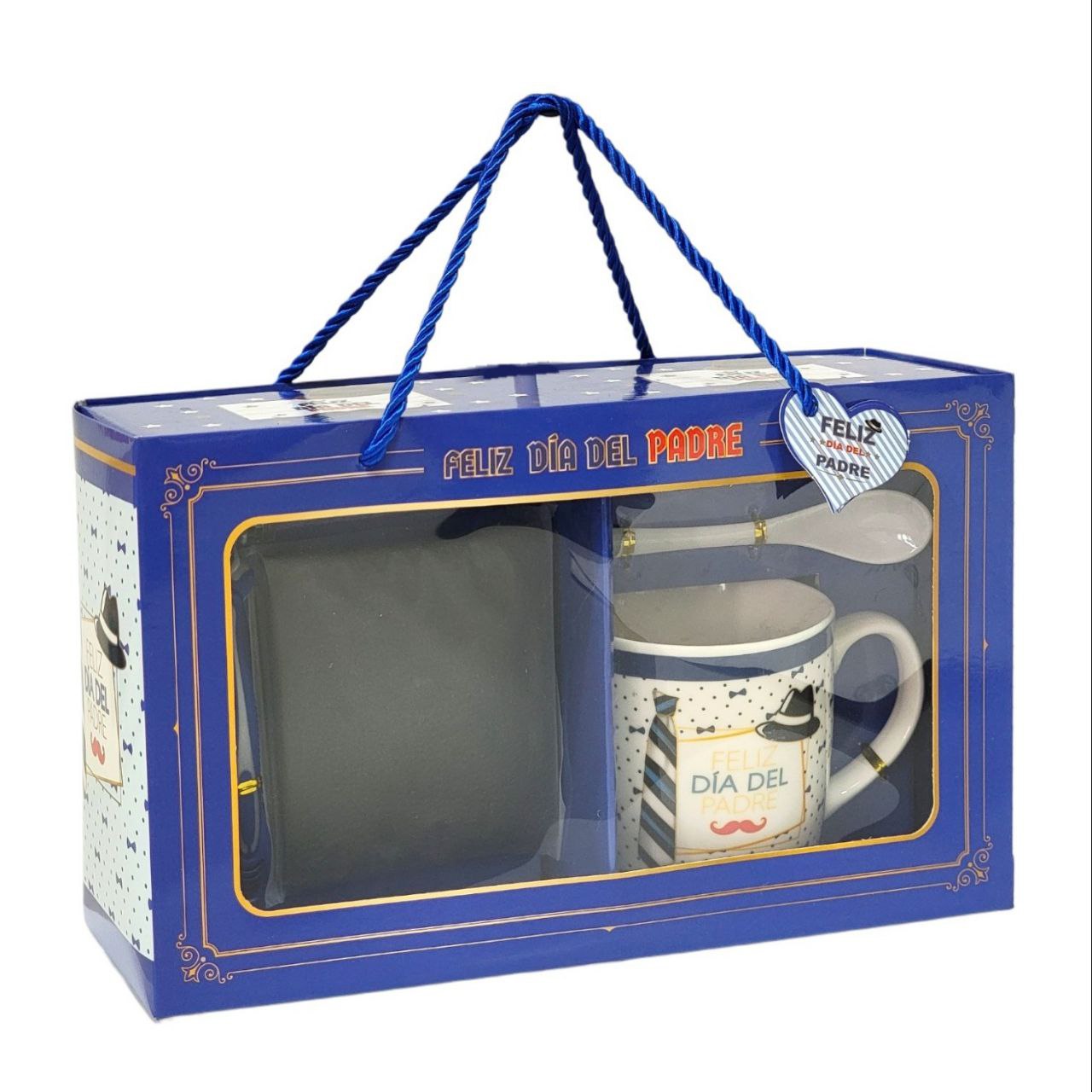 SET DE TAZA DE REGALO Y BILLETERA PARA PAPÁ 5PCS BENELI HOME