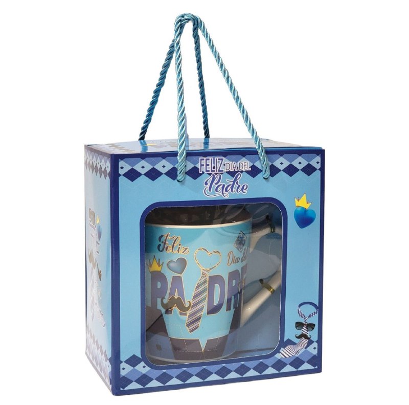 SET DE TAZA DE REGALO PARA PAPÁ CON CUCHARA DE LUJO BENELI HOME