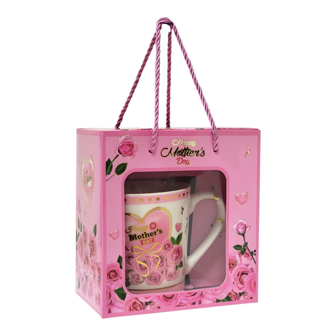 SET DE TAZA DE REGALO DE DIA DE LA MADRE CON CUCHARA BENELI HOME