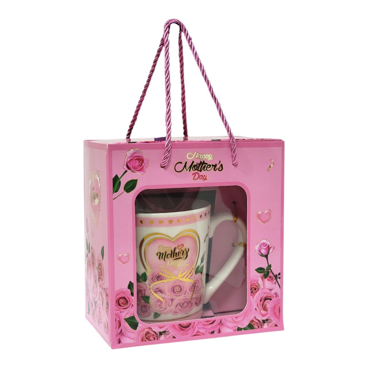 SET DE TAZA DE REGALO DE DIA DE LA MADRE CON CUCHARA BENELI HOME