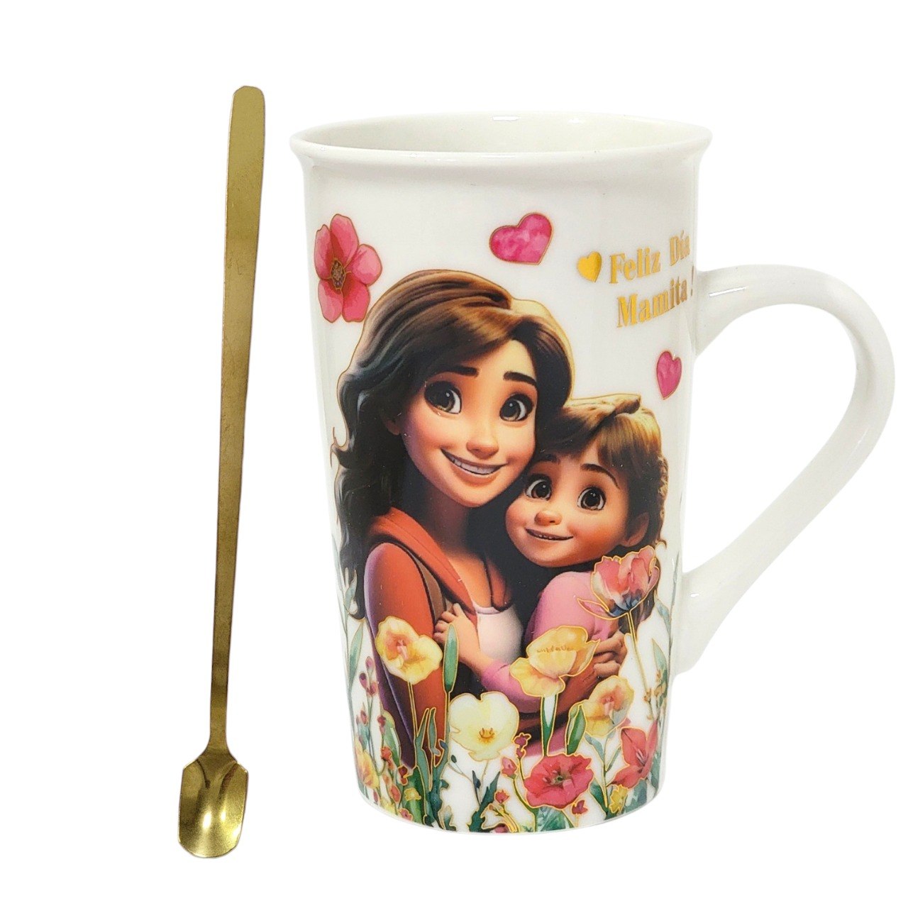 SET DE TAZA DE REGALO PARA MAMÁ CON CUCHARA