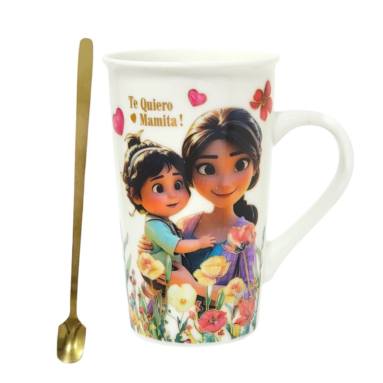 SET DE TAZA DE REGALO PARA MAMÁ CON CUCHARA
