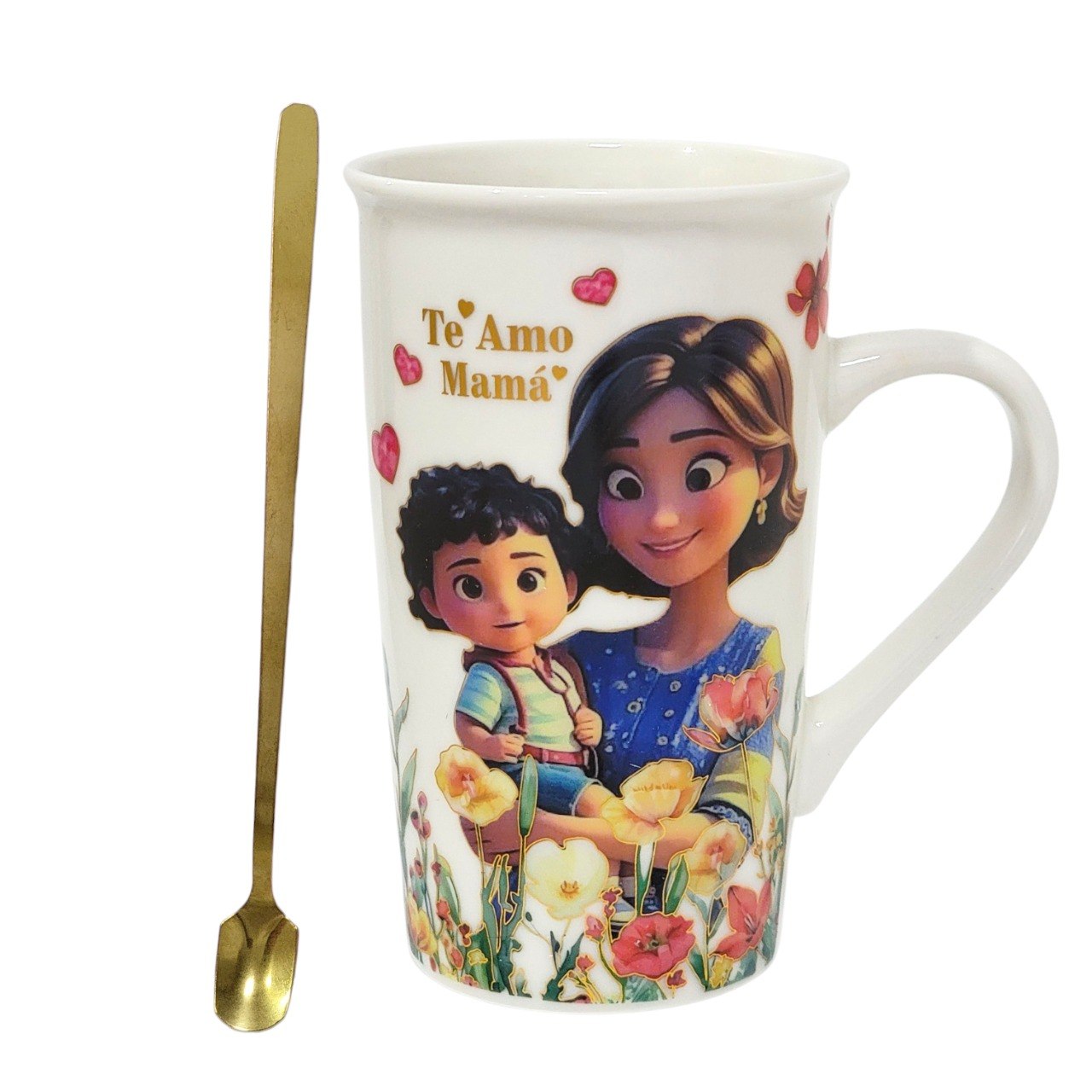 SET DE TAZA DE REGALO PARA MAMÁ CON CUCHARA