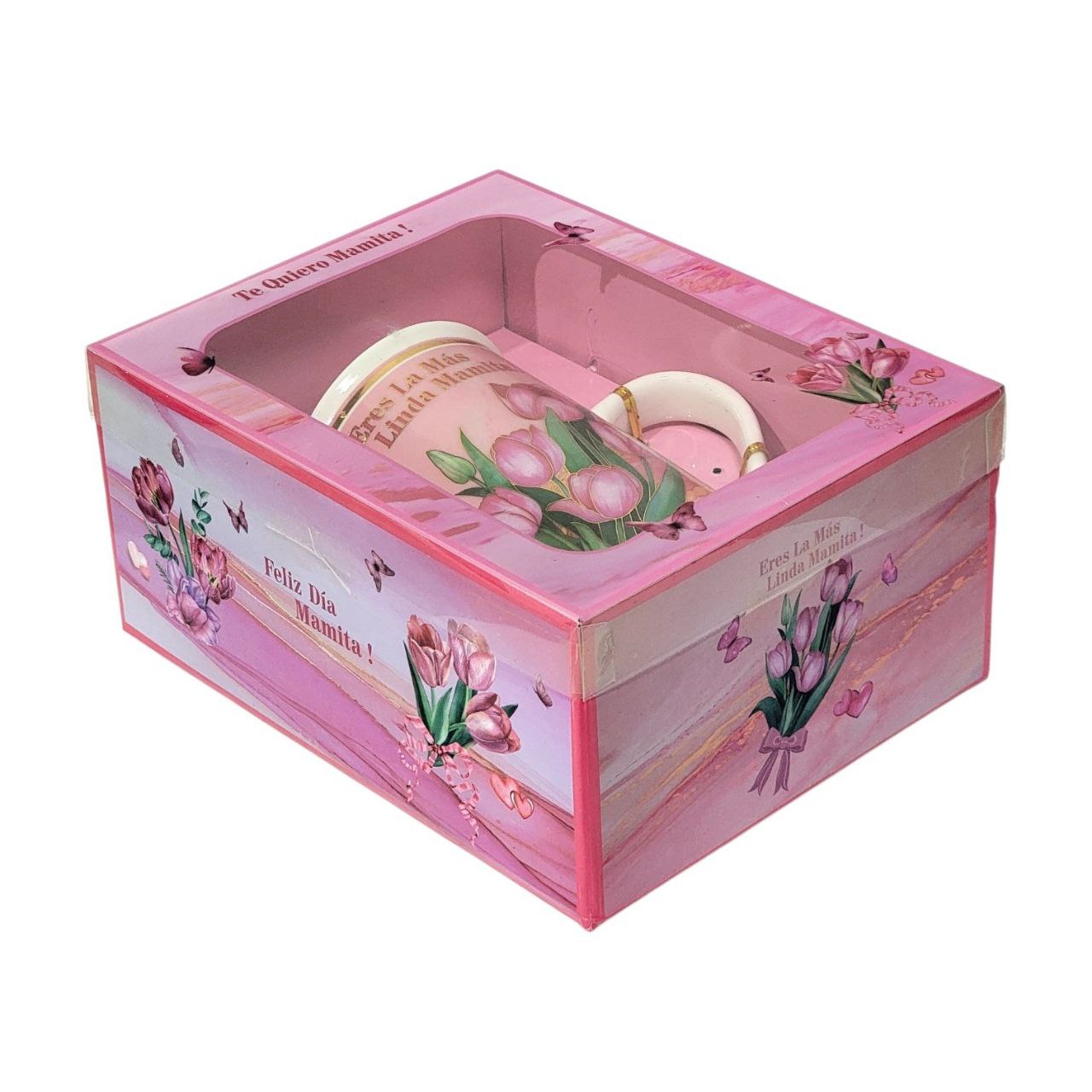 SET DE TAZA DE REGALO PARA MAMÁ CON CUCHARA BENELI HOME