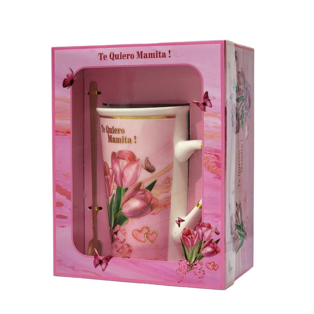 SET DE TAZA DE REGALO PARA MAMÁ CON CUCHARA BENELI HOME