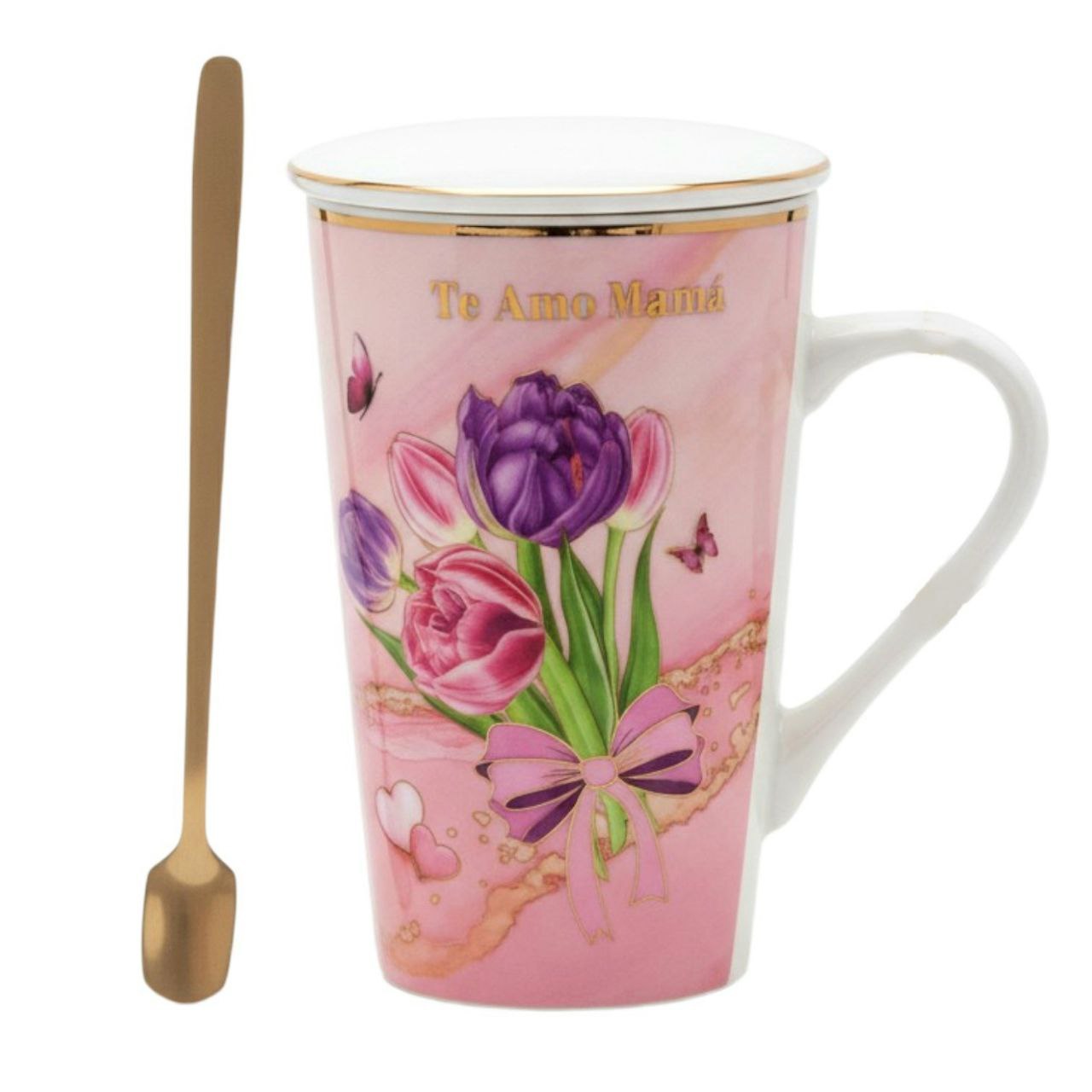 SET DE TAZA DE REGALO PARA MAMÁ CON CUCHARA BENELI HOME