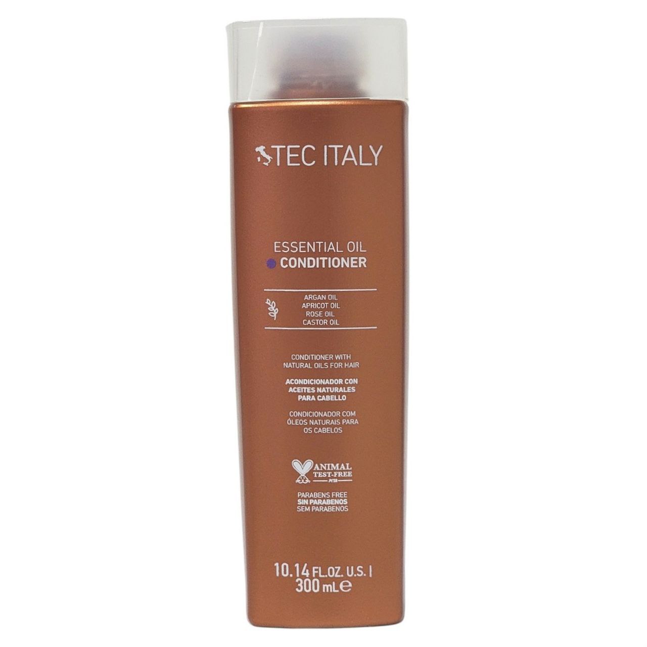 ACONDICIONADOR NUTRITIVO CON ACEITE DE ARGAN ALBARICOQUE ROSA Y RICINO TEC ITALY 300ML