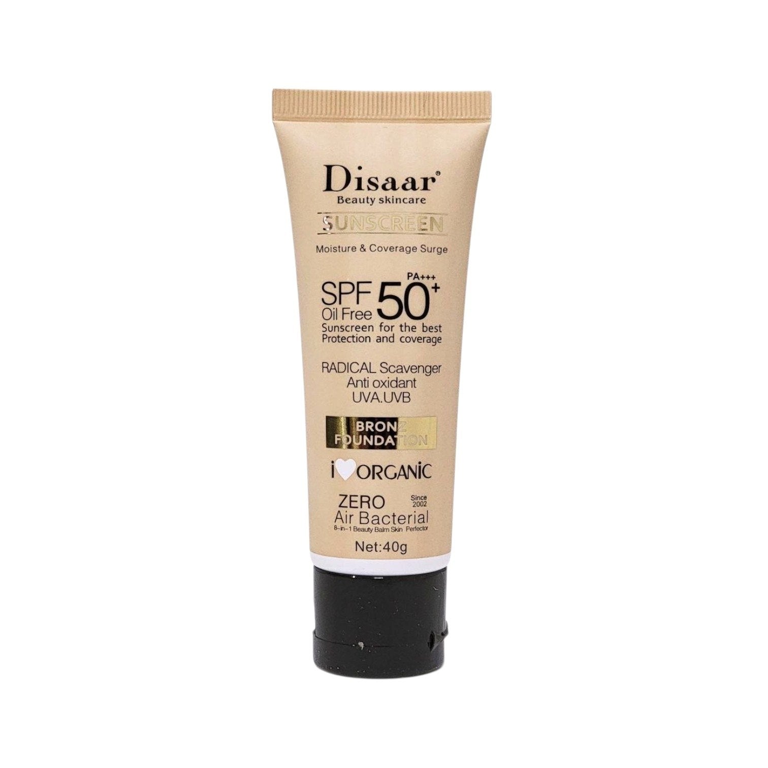 BASE DE MAQUILLAJE CON PROTECCIÓN SOLAR UNIFICAR EL TONO DE LA PIELDEJANDO LA PIEL CON UN ASPECTO FRESCO, SUAVE DISAAR 400GM