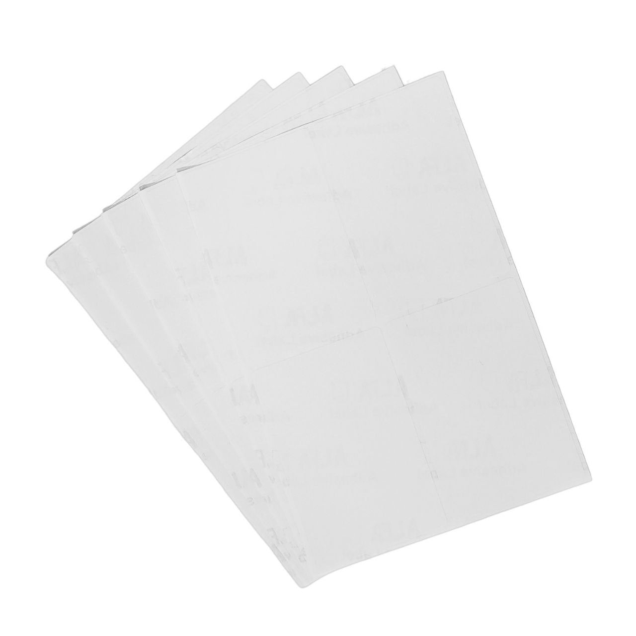 ETIQUETAS ADHESIVAS MULTIUSO PARA IMPRESION Y ESCRITURA CUADRADAS ALFA 11X16.4CM