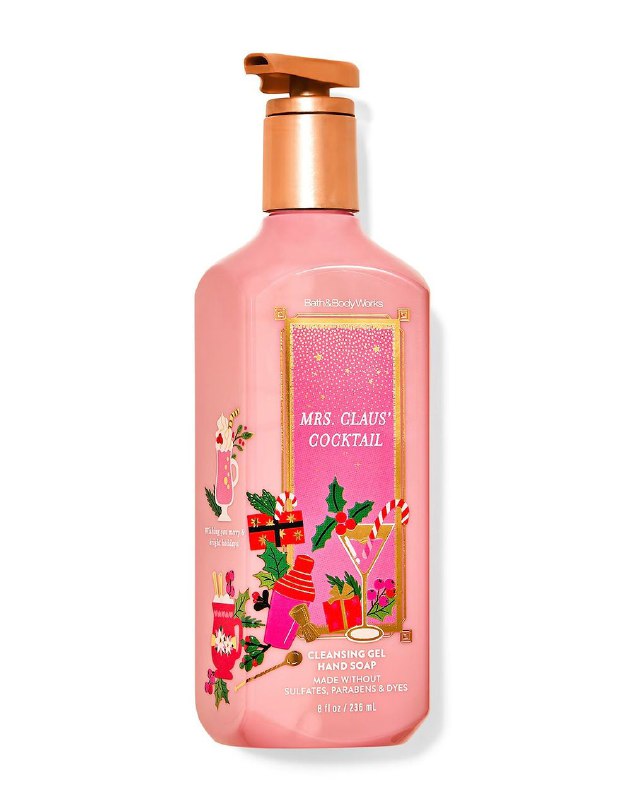 BATH & BODY WORKS JABON DE MANOS SUAVE Y LIMPIO MRS CLAUS COCKTAIL 236ML