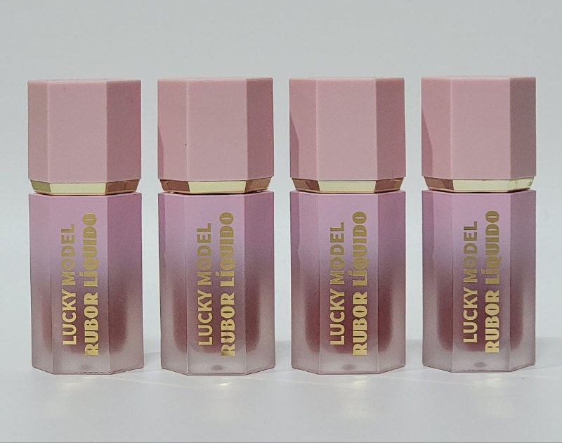 BLUSH RUBOR LIQUIDO DUPE SHEGLAM BLOOM SE USA EN OJO, CARA Y LABIOS IMPERMEABLE 4 TONOS, LUCKY MODEL 8G