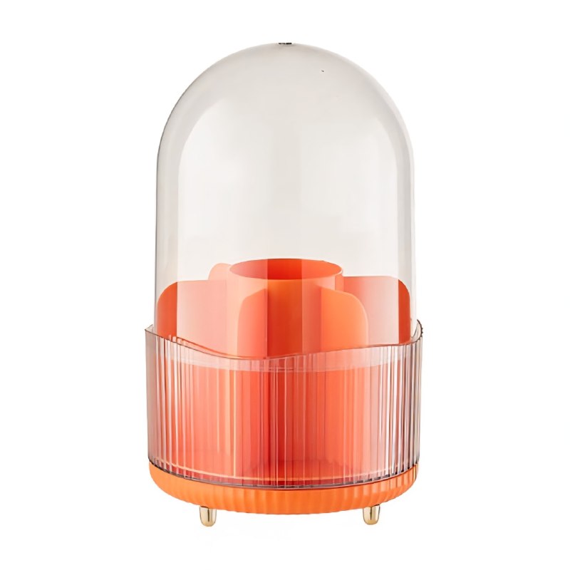 ORGANIZADOR DE MAQUILLAJE GIRATORIO 360 ANTI-POLVO