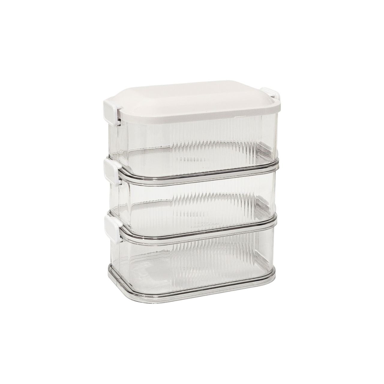 SET DE RECIPIENTES PANAS PARA ALIMENTOS ACOPLABLES Y COMPACTOS 3PCS