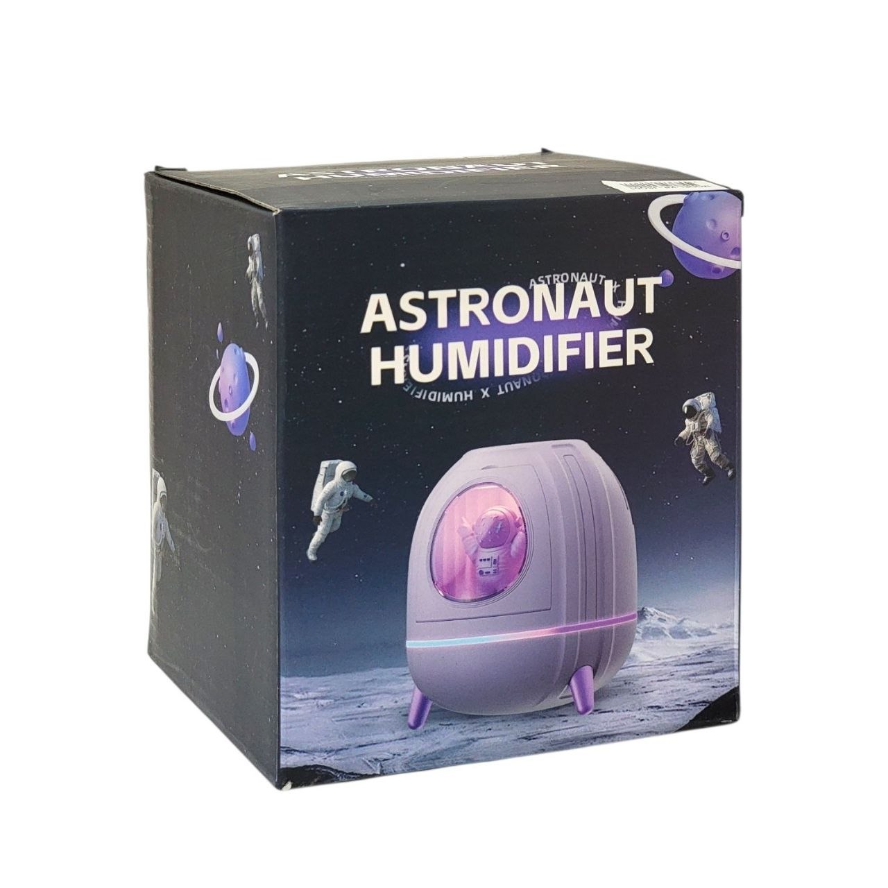 HUMIFICADOR PORTATIL CON LUZ LED CON FORMA DE CAPSULA ESPACIAL 250ML 14X11.5CM