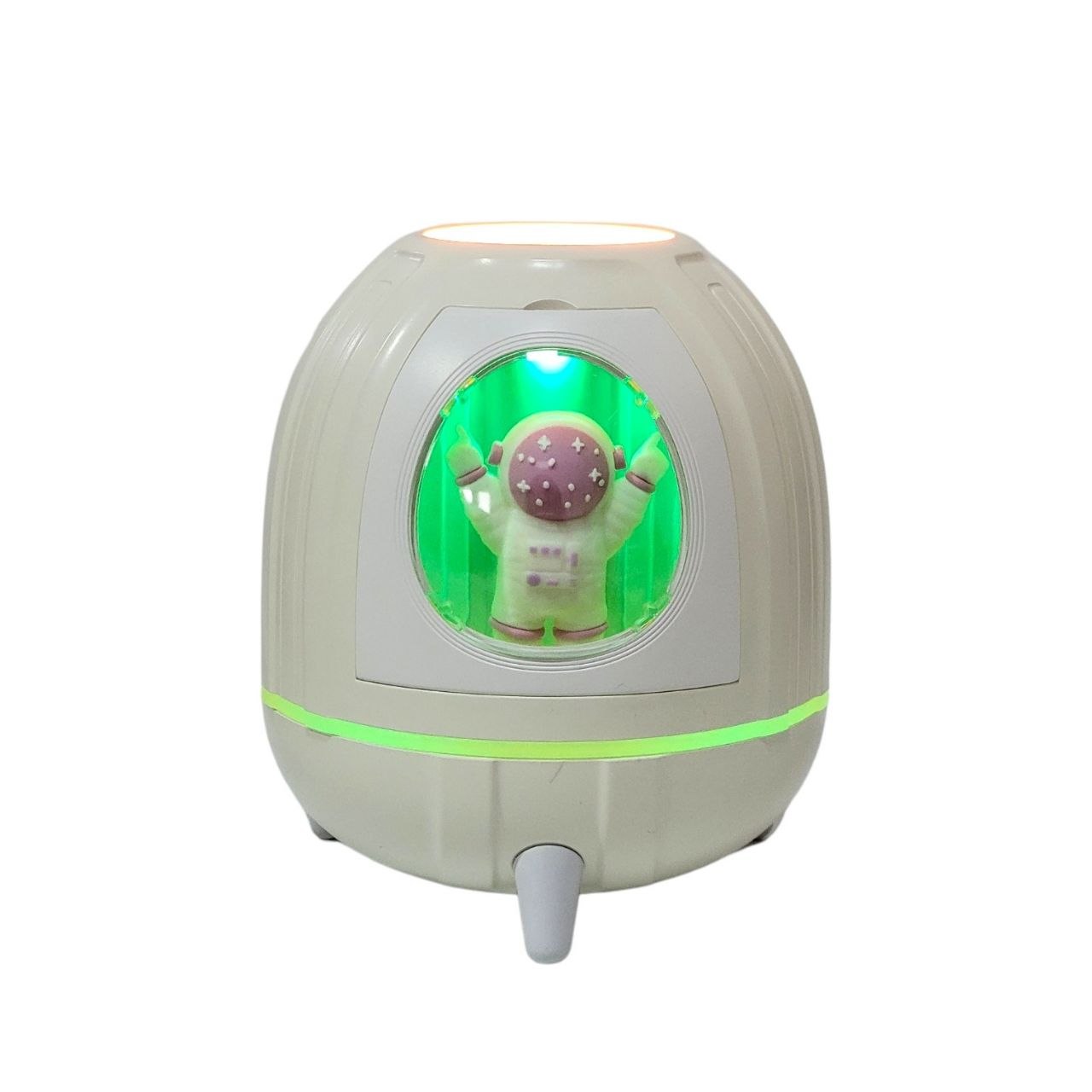 HUMIFICADOR PORTATIL CON LUZ LED CON FORMA DE CAPSULA ESPACIAL 250ML 14X11.5CM